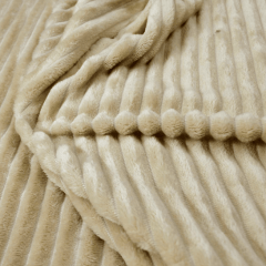 Mantinha Fleece Canelado 2,50m Camurça