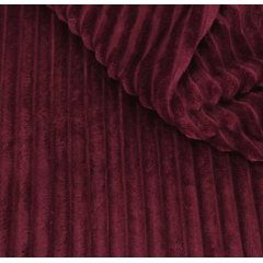 Mantinha Fleece Canelado 2,50m Marsala