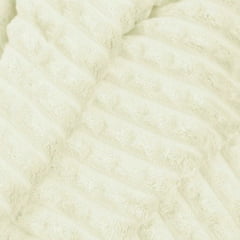 Mantinha Fleece Canelado 2,50m Off White