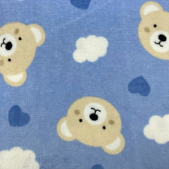 Fleece Meu Ursinho Azul 