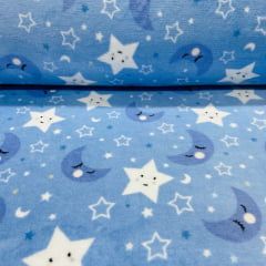 Fleece Noite Encantada Azul 