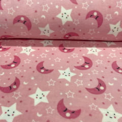 Fleece Noite Encantada Rosa