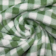 Fleece Xadrez Verde