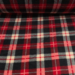Fleece Xadrez Vermelho Varsóvia Fleece Xadrez Vermelho Varsóvia