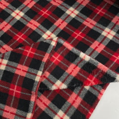 Fleece Xadrez Vermelho Varsóvia