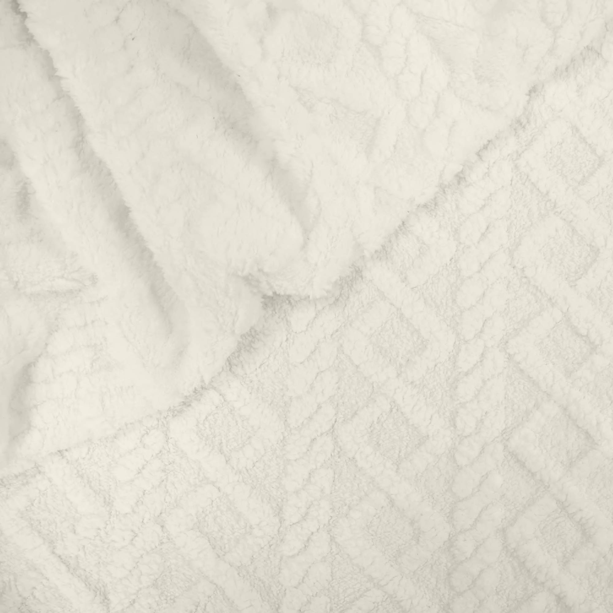 Mantinha Fleece Jacquard Tricot Off White Mantinha Fleece Jacquard Tricot Off White