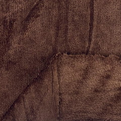Mantinha Fleece Marrom 2,45m