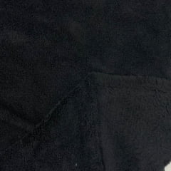 Mantinha Fleece Preto Absoluto 2,10m