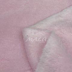 Mantinha Fleece Premium Rosa Bebê 1,60m