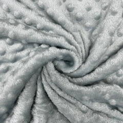 Fleece Pipoquinha 1,60m Cinza