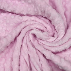Fleece Pipoquinha 1,60m Rosa Bebê