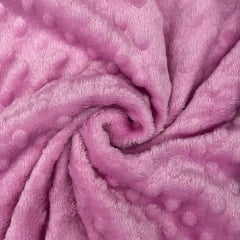 Fleece Pipoquinha 1,60m Rosa Chiclete 