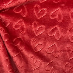 Fleece Corações 