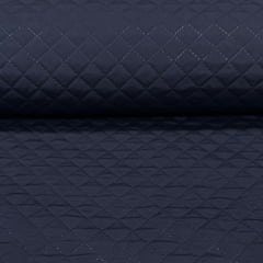 Matelassê Azul Marinho da Prússia 