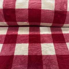 Sherpa Estampada Xadrez Vermelho 