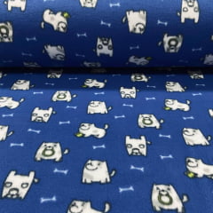 Soft Caninos em Diversão Azul 