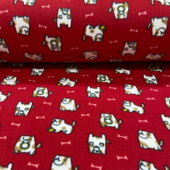 Soft Caninos em Diversão Vermelho