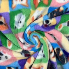 Soft Xadrez Colorido dos Dogs