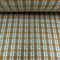 Soft Xadrez Marrom e Azul