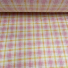 Soft Xadrez Rosa e Amarelo Soft Xadrez Rosa e Amarelo