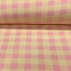 Soft Xadrez Xadrez Bege e Rosa 