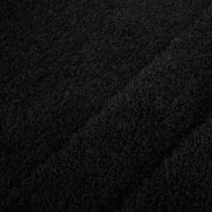 Tecido Pelúcia Mini Teddy Preto 