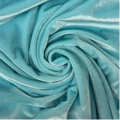 Veludo Cristal Azul Bebê