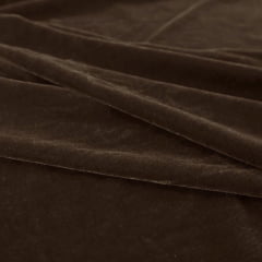 Veludo Cristal Marrom 