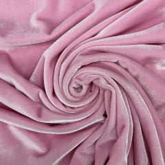 Veludo Cristal Rosa Bebê 
