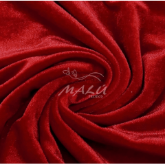 Veludo Cristal Vermelho Noel