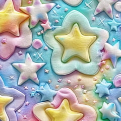 Tricoline Digital Estrelas 