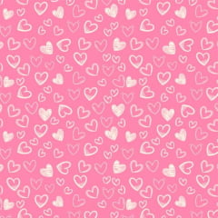  Tricoline Coração Apaixonado Rosa Bebê