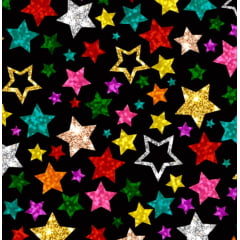  Tricoline Estrelas e Glitter