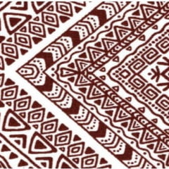 Tricoline Geometria Bela Marrom