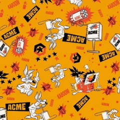 Tricoline Coiote Explosivo Fundo Amarelo Tricoline Coiote Explosivo Fundo Amarelo