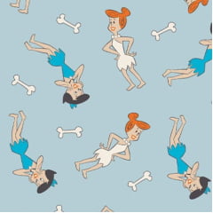 Tricoline Flintstones Wilma e Betty