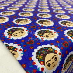 Tricoline Frida Kahlo Azul