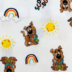 Tricoline Scooby-Doo Branco Tricoline Scooby-Doo Branco