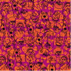 Tricoline Scooby-Doo Camuflado Tricoline Scooby-Doo Camuflado