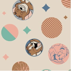 Tricoline Tom & Jerry em Bolinhas