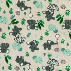 Tricoline Elefante na Savana