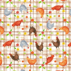  Tricoline Galinhas no Xadrez