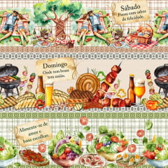 Tricoline Barrada Sabores da Semana 