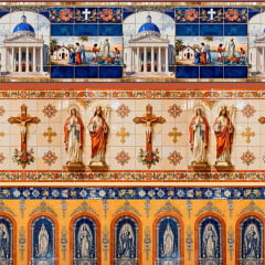 Tricoline Barrada Azulejos da Fé