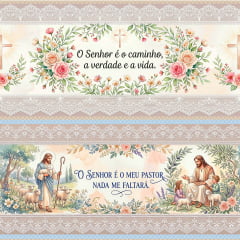 Tricoline Barrada Jesus e Maria