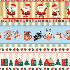 Tricoline Barrada Natal Belo