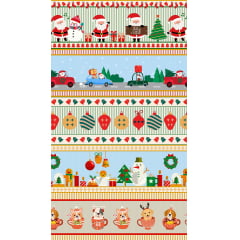 Tricoline Barrada Natal Belo