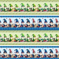 Tricoline Digital Barrado Gnomos Tricoline Digital Barrado Gnomos