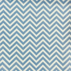 Tricoline Chevron Azul Bebê