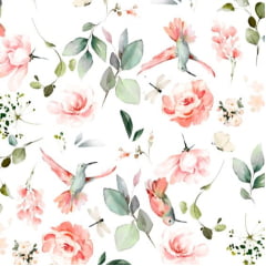 Tricoline Digital Flores Belas 